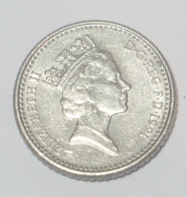 1991 5 Pence Elizabeth II Great Britain coin | eBay
