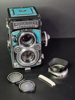 Rollei, Rolleiflex 3,5 F Planar, TLR, alte Kamera, vintage