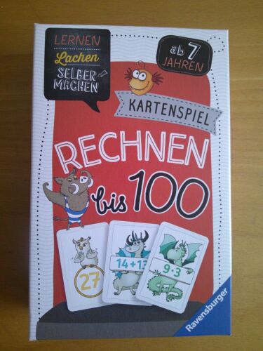 Ravensburger Rechnen bis 100 Kartenspiel Lernspiel TOP ZUSTAND - Bild 1 von 3
