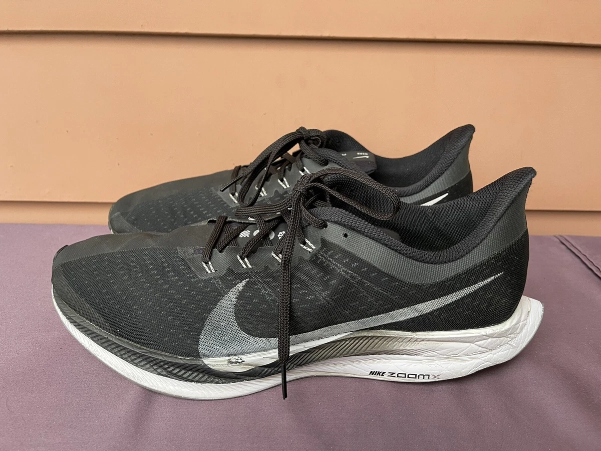 Dormido feo católico Nike Zoom X Pegasus 35 Turbo Men US 14 Black White Running Shoes AJ4114-001  D6 | eBay