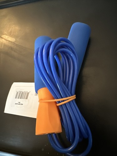 1 New Pack Blue Mega Jump Rope Skipping Rope With Cushion Handles & Bearings - Picture 2 of 4