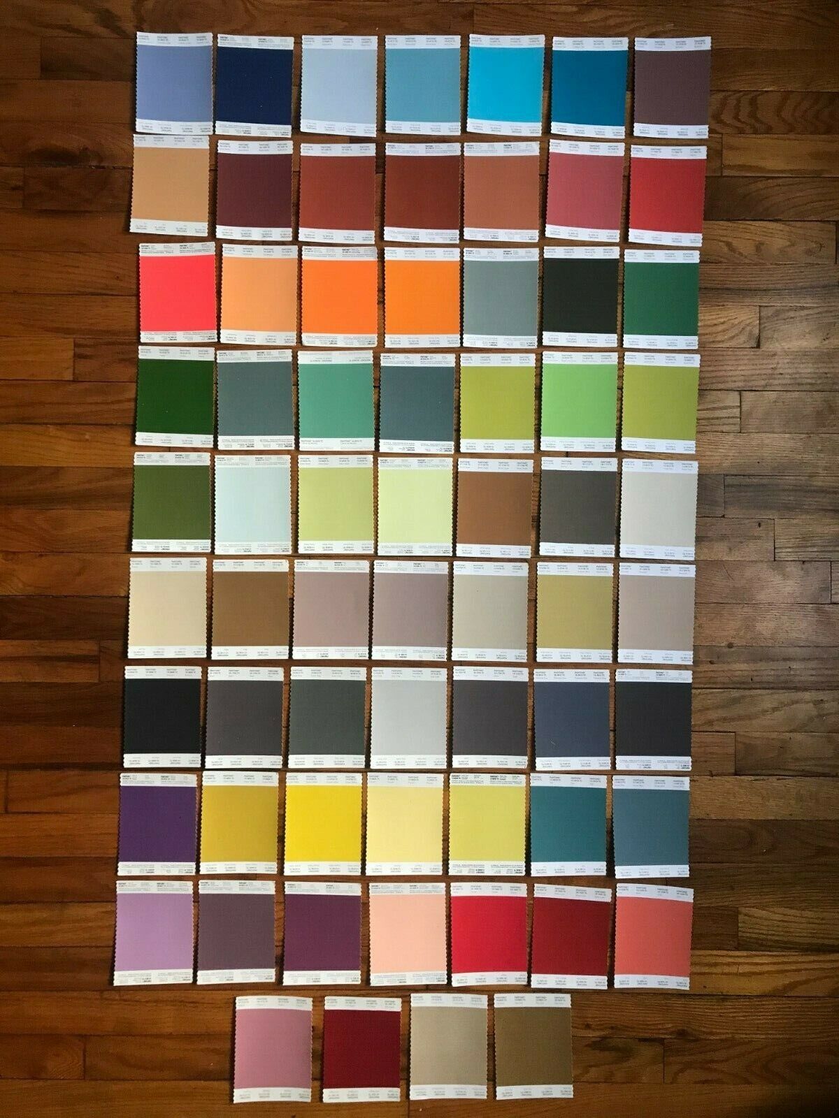 PANTONE FABRIC New products world's highest quality popular SWATCH COLLECTION 68 PCS - Los Angeles Mall YE GREEN BLUE ORANGE