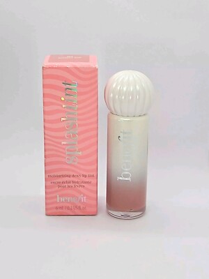 Benefit Splashtint 01 SKINNY DIP Moisturizing Dewy Lip Tint Nude 6ml Full Size 