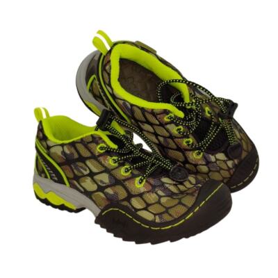 Jambu Pythos Toddler Boys Pre-owned Black & Green Hiking Sneakers - sz. 12M