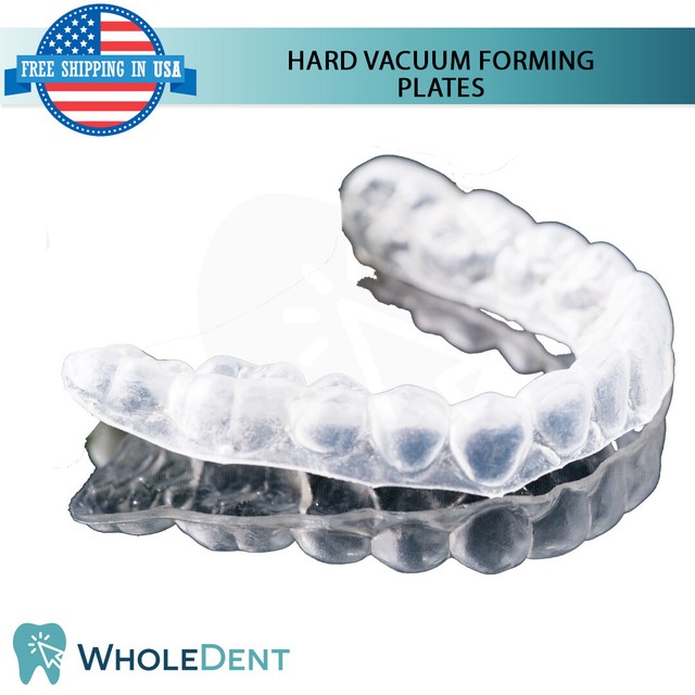 Orthodontic Dental Clear Hard Vacuum Forming 10 Plates Splint Retainer