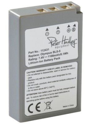 Peter Hadley PS BLS-50 BLS5 Lith Ionen-Akku für OM5 EM5 III EM10 III IV PREMIUM