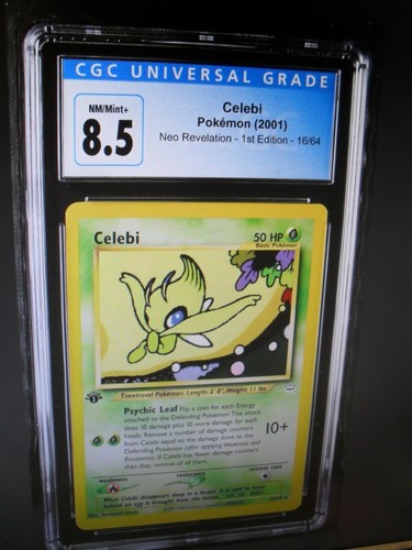 Celebi (1st Edition) graded CGC 8.5 for sale on eBay