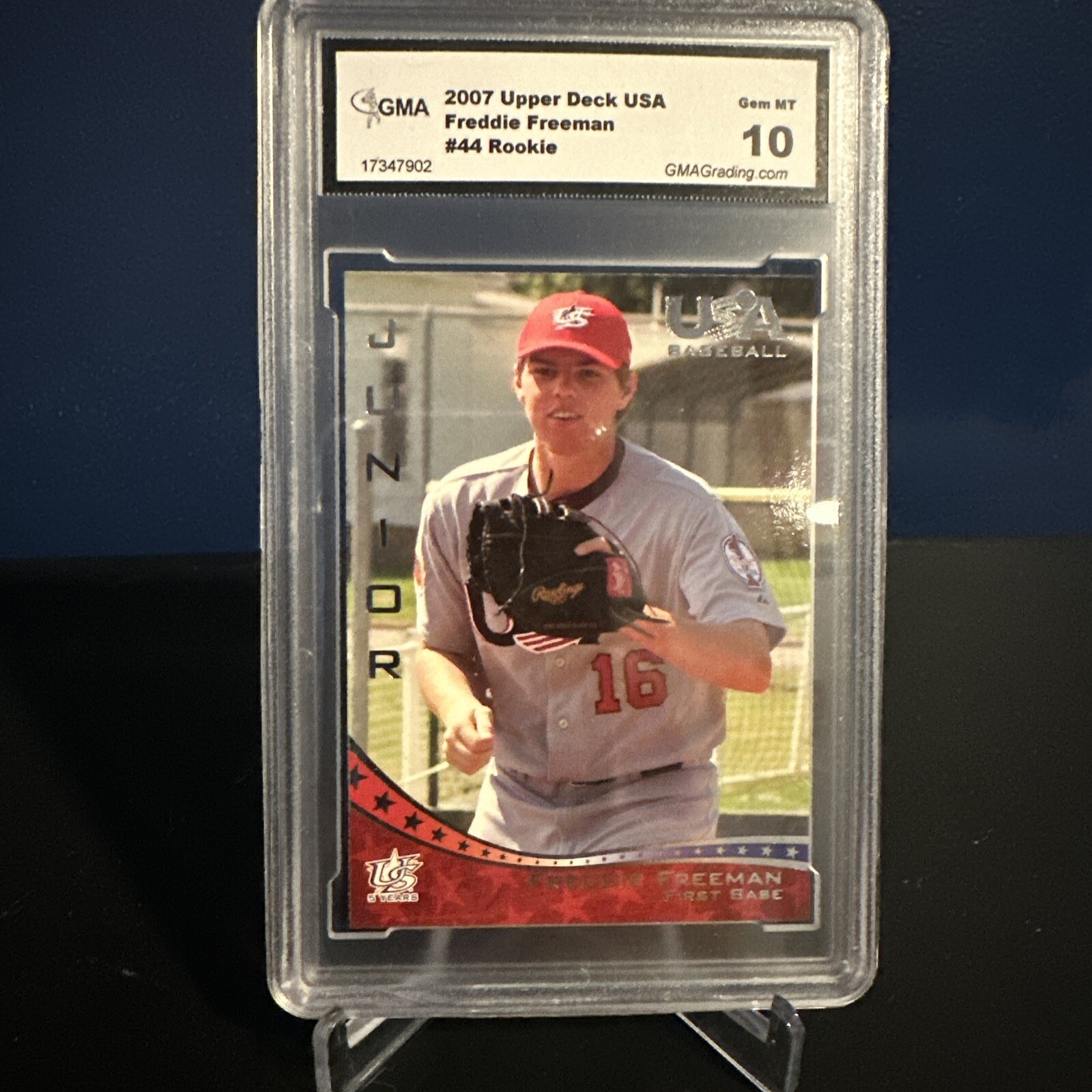 2007 Upper Deck USA Baseball Junior Prospect Freddie Freeman #44