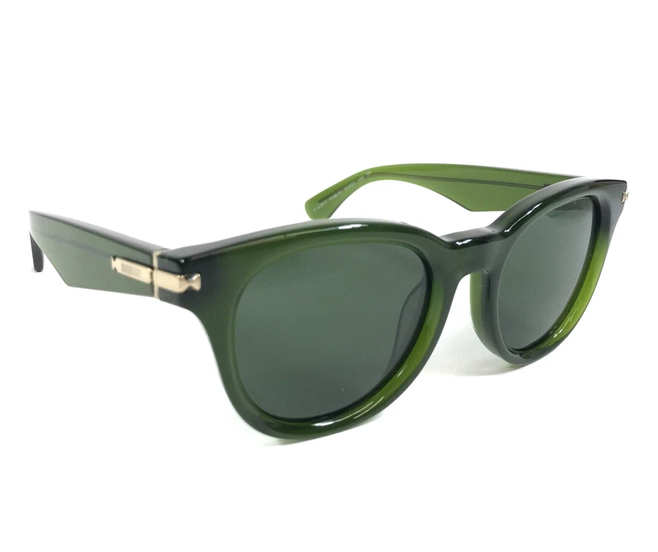 Burberry Sunglasses B4439-F 4148/71 Green Round Frames with Dark Green Lenses - Image 4 of 4