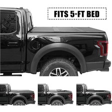 Hard Tri-fold 5ft Bed Frp Truck Bed Tonneau Cover Fits 2016-2021 Toyota Tacoma Hard Tri-fold 5ft Bed Frp Truck Bed Tonneau Cover Fits 2016-2021 Toyota Tacoma