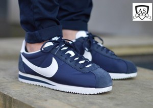 nike classic cortez azul marino