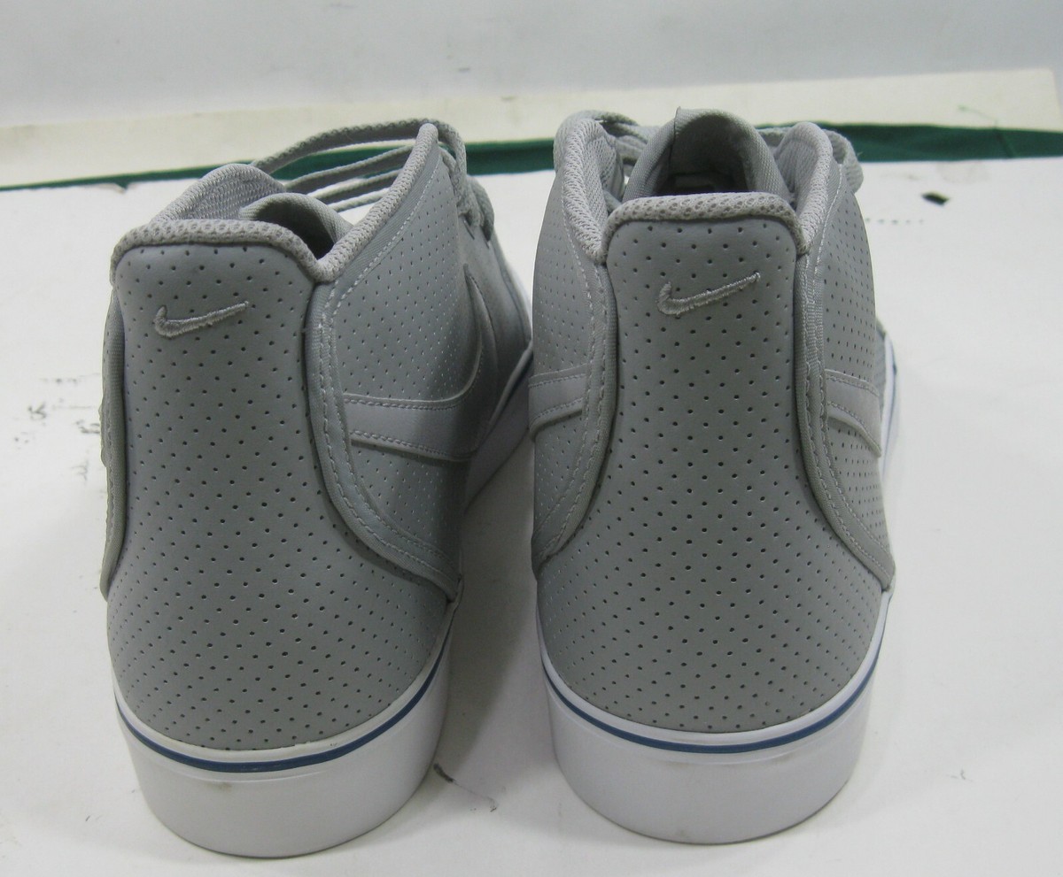 Nike Toki ND Sneakers Mens 8‎ Gray Leather Mid Top Casual Shoes 385444-013 Nike Toki Grey Leather Chukka Style Mid Top Sneaker 385444  main image 4