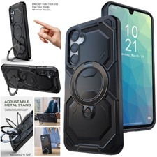 For Samsung Galaxy A17 A16 A15 A14 5G Slim Shockproof Case Ring Kickstand Cover