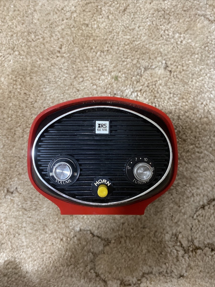 vintage archer Road patrol bike radio horn rare round style 12-197A Tested  Read