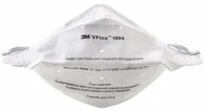 *400-Pieces* 3M VFlex Particulate Respirator NIOSH N95 Surgical Face Mask 1804