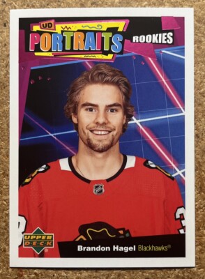 2020-21 Upper Deck UD Portraits Brandon Hagel #P-78
