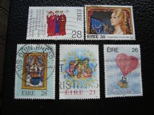 IRLANDE - timbre yvert/tellier n° 686 691 698 700 703 oblitere (A47) 