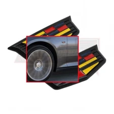 2x New Sport V For Escalade Fender Marker Door Logo Badge Emblem Car Decoration