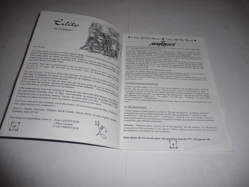 Queen French Fan Club Magazine "Noblesse Oblige"- No 8 (Nov 1994-Jan 1995) - Picture 3 of 17