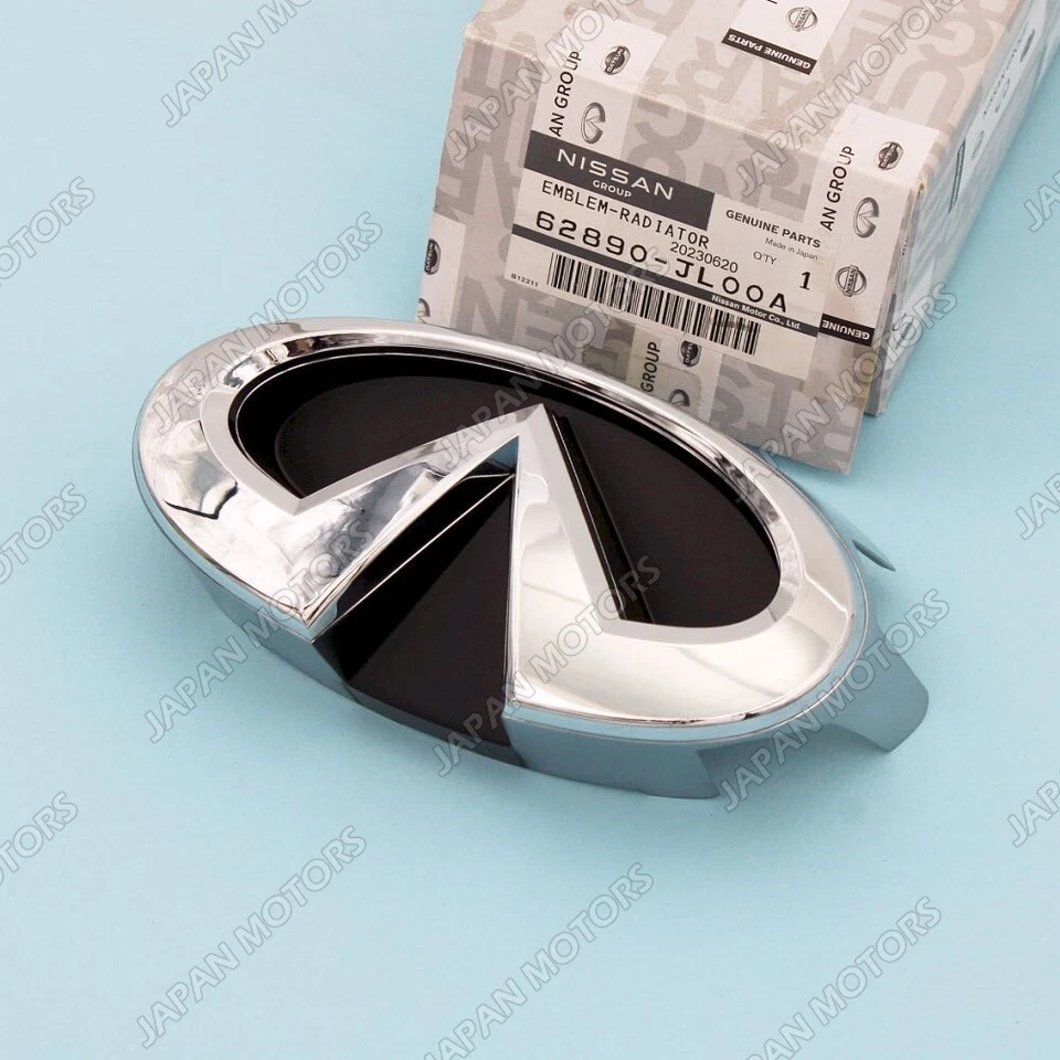 Genuino 2008-15 INFINITI cupé Q60 G37 radiador delantero parrilla emblema 62890-JL00A Foto 4 de 4