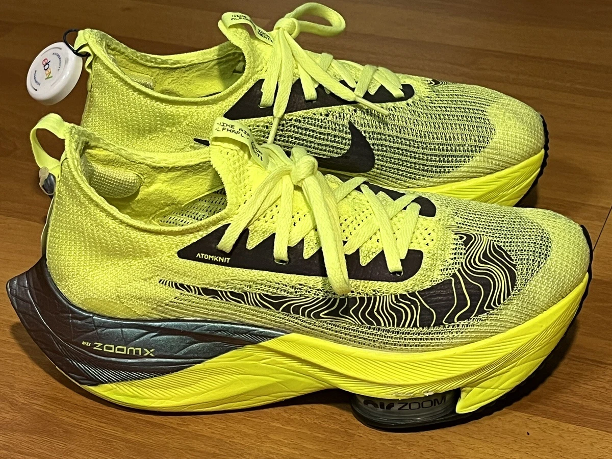 Nike Air Zoom Alphafly Next Ekiden Volt Yellow 2020 DC5238 702 7.0 Men 8.5Women