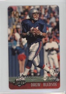 1996 Assets Phone Cards $10 Drew Bledsoe #2 0o9
