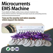 Microcurrent Electric Muscle Massager Body Slimming Tighten Simulation Machine