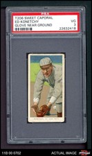 1909 T206 Ed Konetchy Glove on Ground Cardinals VARIATION PSA 3 - VG