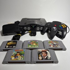 N64 Nintendo 64 Console Bundle Controller 5 Games inc Mario Kart & Zelda