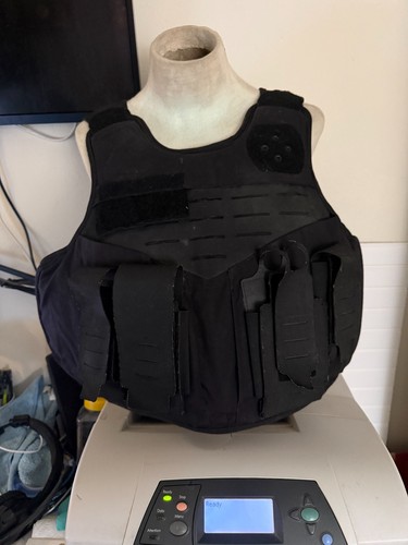 Body Armor Vest with Plates Level IIIA 04/2019
