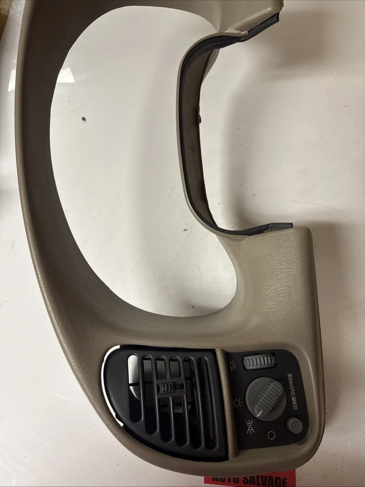 Cuadro de instrumentos Chevy Astro GMC Safari 1996-2005 bisel radio moldura OEM gris Foto 2 de 4