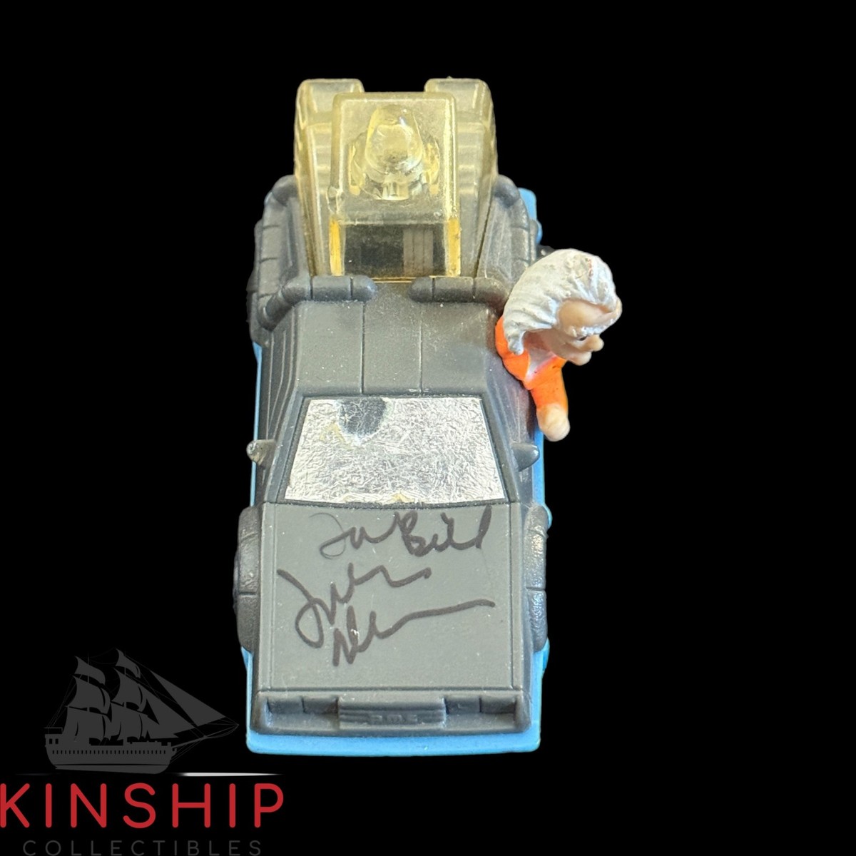 DeLorean John DeLorean signed 1:43 Back to the Future Toy Car JSA LOA Doc Rare Z2526