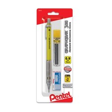 Pentel GraphGear 300 Mechanical Pencil, 0.9mm Thick line, Assorted Barrels, wi