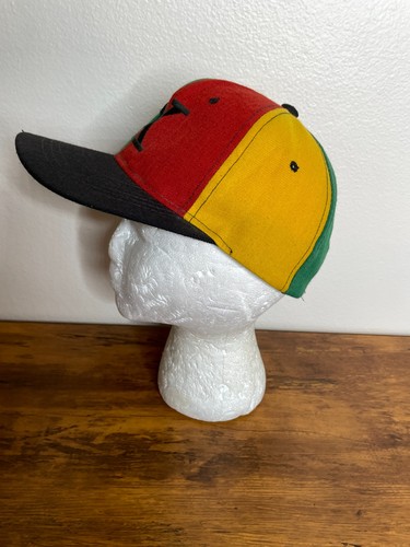 Vtg Malcolm X Snapback Hat Cap 90s Pinwheel Headmaster - Picture 6 of 8