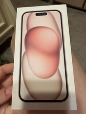 EMPTY iPhone 15 Pink Box
