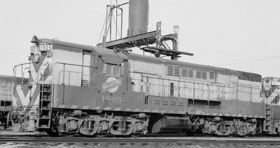 Chicago & Northwestern Fairbanks Morse H-16-66 1905 Escanaba Mi 1972 8 x 10