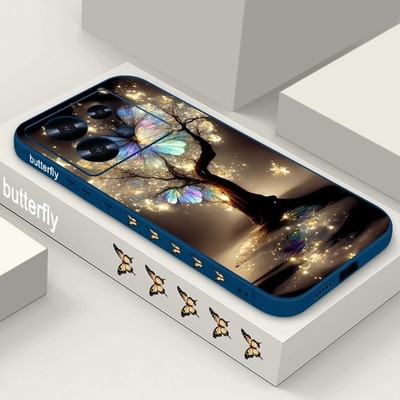 Schmetterling Baum Schutz Tasche Für Xiaomi Redmi Note 14 13 12 11 Pro 13T Pro