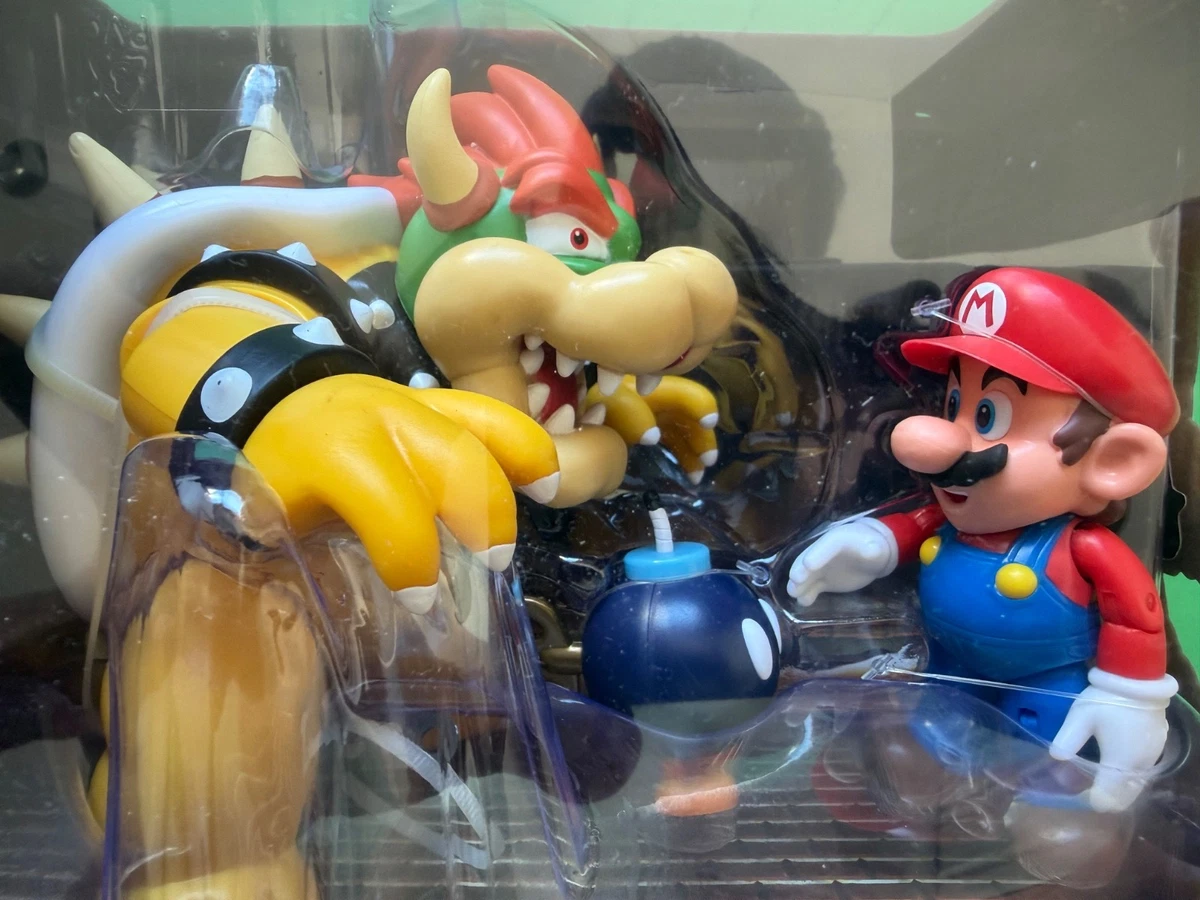 Super Mario – Bowser’s Lava Battle Set – Mario e Bowser – Jakks Pacific