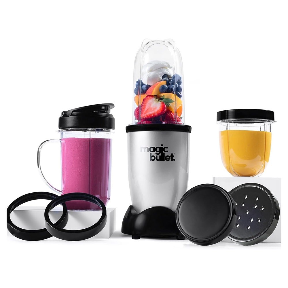 Kit de 10 piezas Nutribullet Magic Bullet licuadora, batidora y procesador de alimentos todo en uno
