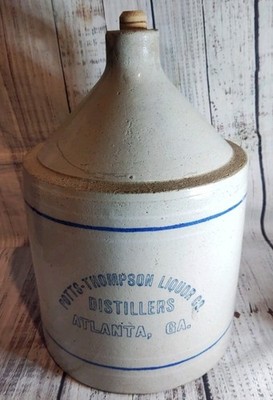 Potts-Thompson Liquor Co Distillers Atlanta Ga A4 Whiskey Jug (Read Description)