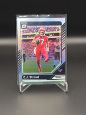 2024 Donruss Optic CJ Stroud #76 Silver Prizm SP Houston Texans