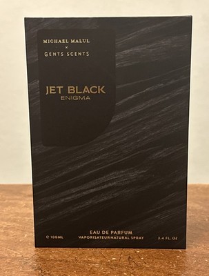 Jet Black Enigma By Michael Malul EAU DE PARFUM for Men 3.4oz 100ml NEW SEALED