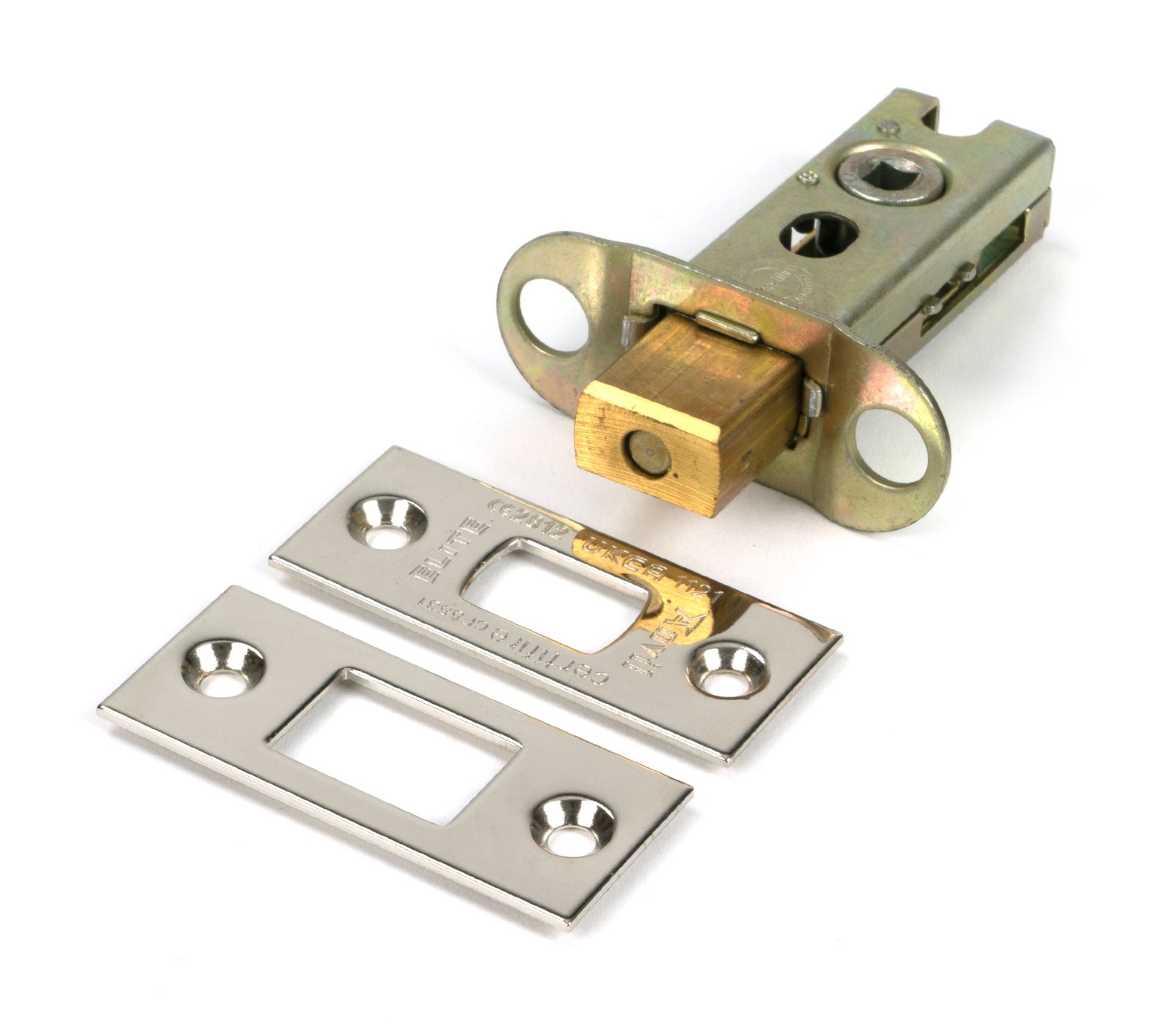 From The Anvil 51480 Polished Nickel 2.5"" Heavy Duty Tubular Deadbolt