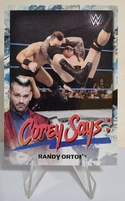 2019 Topps WWE SmackDown Corey Says #CG-9 Randy Orton   RKO
