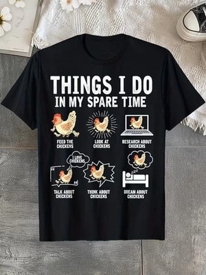 Funny Chicken Farmer Graphic T Shirt