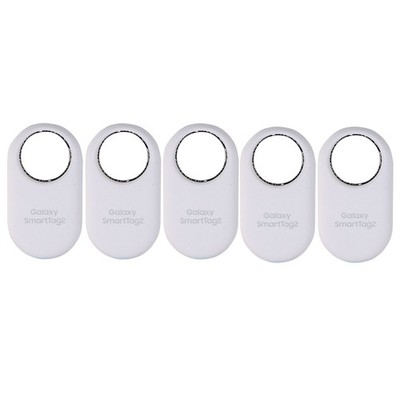 5x Samsung SmartTag2 Bluetooth + UWB, IP67 Water and Dust Resistant - White