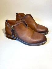 Pikolinos Aldaya W8J-8604C1 Bootie Brown Leather Size EU 36 US 6 Women's