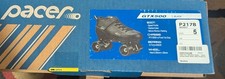 NEW BLACK GTX 500 Performance Speed Quad Roller Skates Size 5