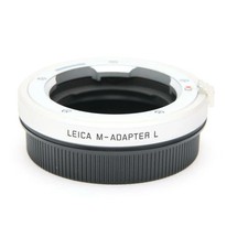  Used Leica M-Lens Adapter for Leica M-Lenses to Leica SL/TL Bodies, Silver