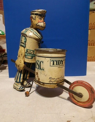 MARX Tidy Tim Wind-up, Works